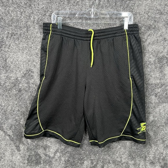 adidas Other - OKC Thunder Adidas NBA Basketball Shorts Black Neon Green Medium Limited Edition